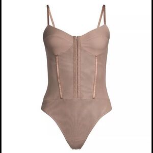 Free People Women's Night Rhythm Corset Bodysuit